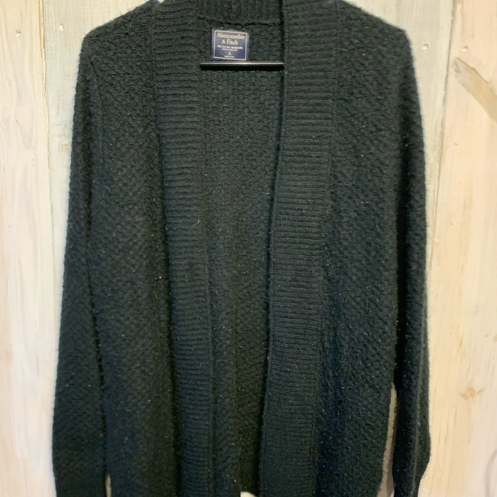 Abercrombie & Fitch Charcoal Long Sweater Size L